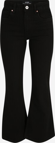 Cotton On Petite Flared Jeans in Black: front