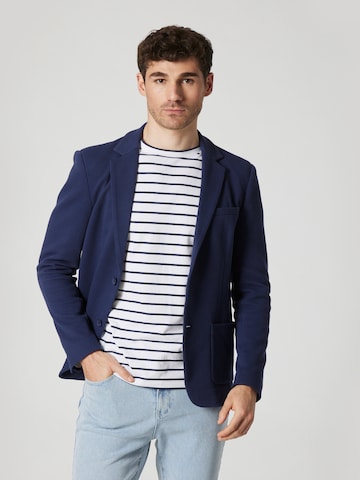 ABOUT YOU x Kevin Trapp Slim fit Blazer 'Gian' in Blue: front