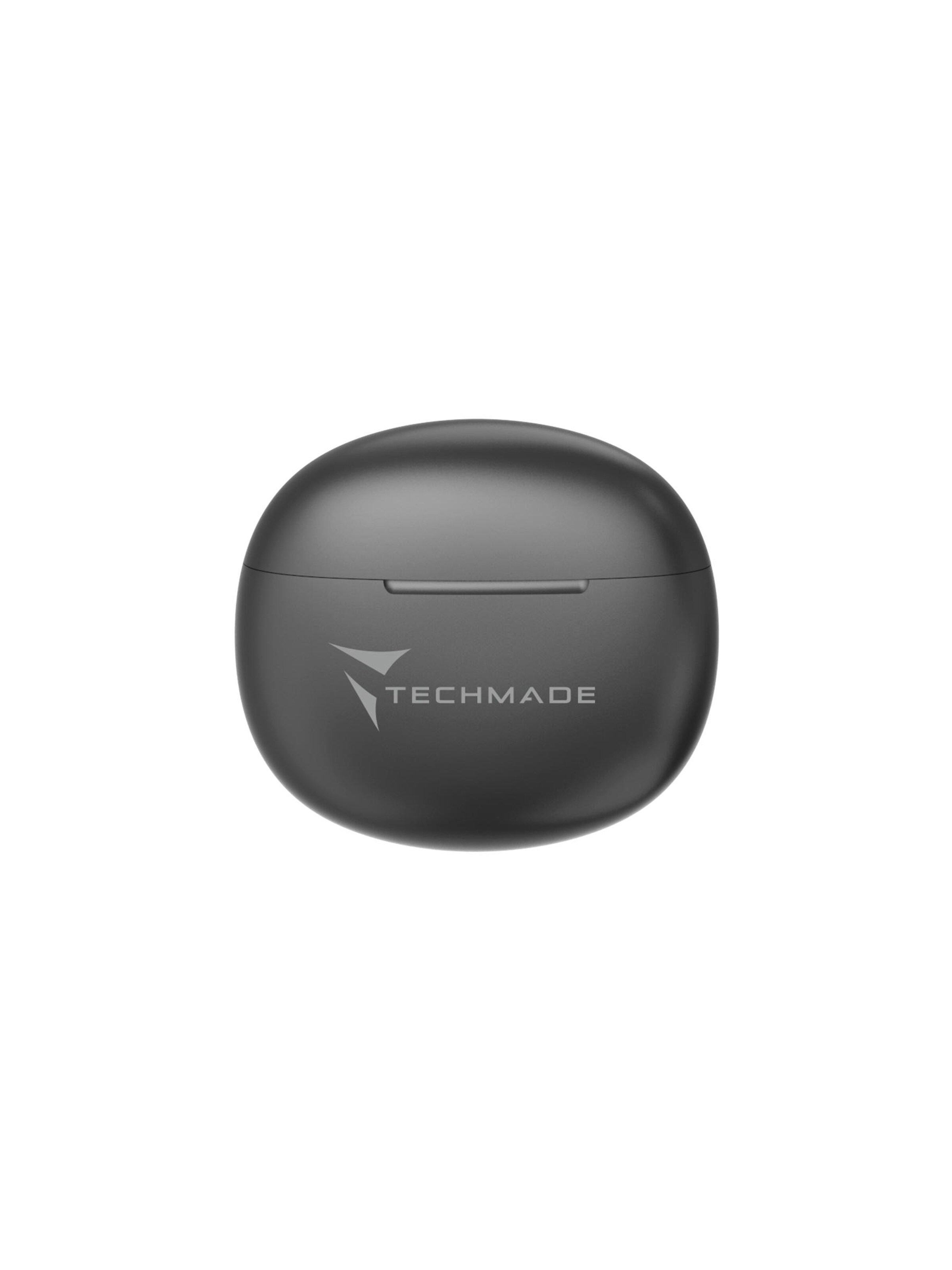 Techmade Headphones 'Techmade Earbuds K201E Black' in Black