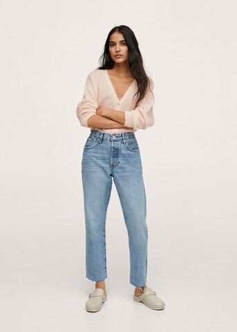 MANGO Strickjacke 'Gery' in Pink