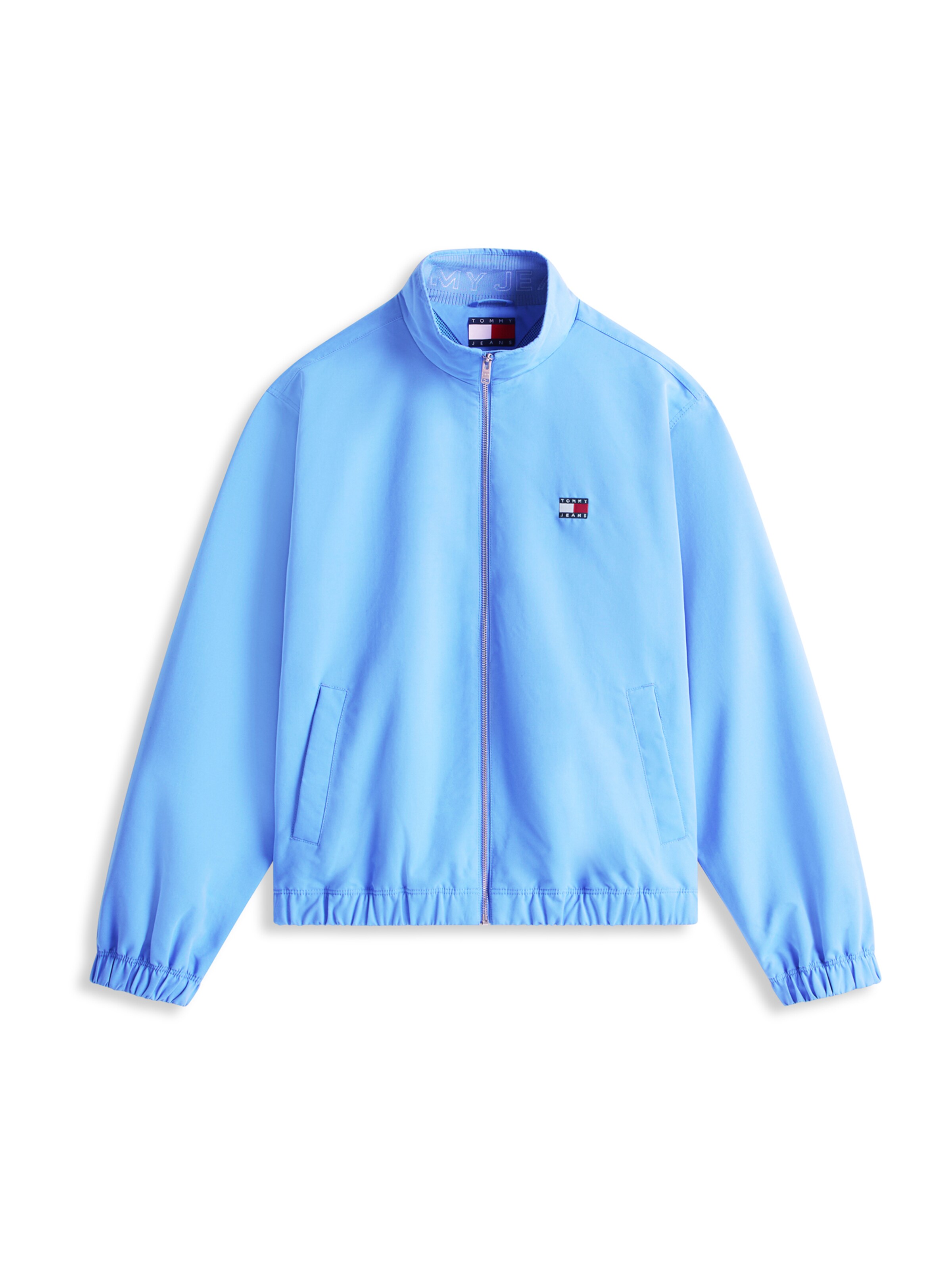 Tommy Jeans Tussenjas 'ESSENTIAL' in Blauw: voorkant