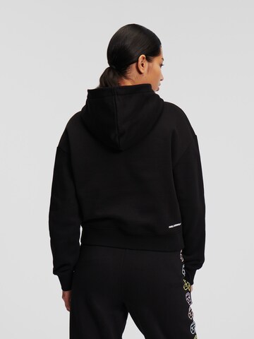 Felpa 'Ikonik' di Karl Lagerfeld in nero