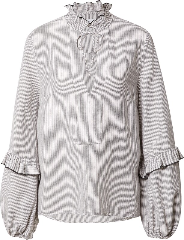 IVY OAK Bluse 'BROOKE' in Dunkelgrau IVY OAK Bluse 'BROOKE' in Dunkelgrau
