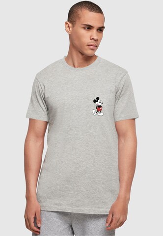 ABSOLUTE CULT Shirt 'Mickey Mouse - Kickin Retro' in Grey: front