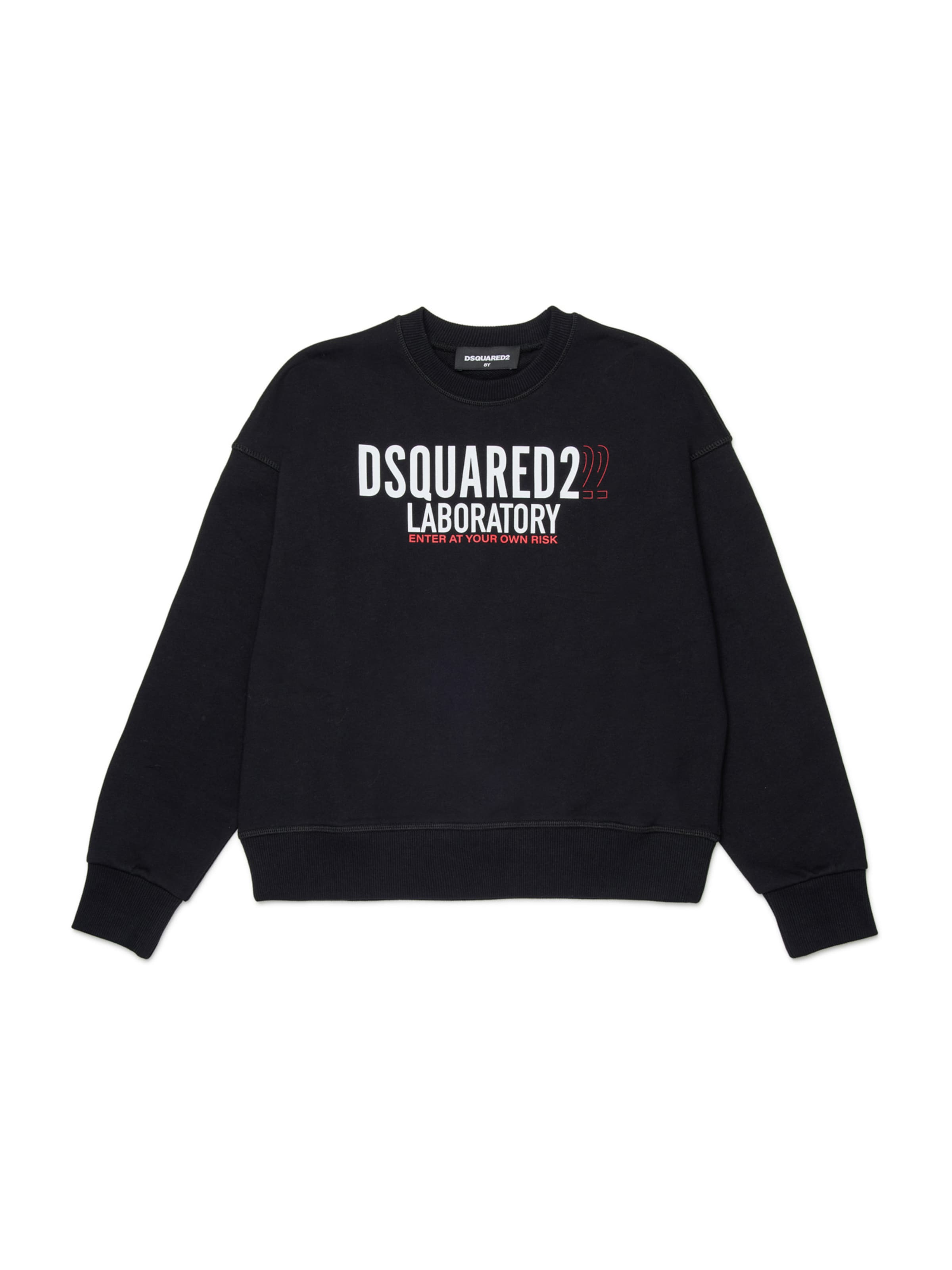 DSQUARED2 Collegepaita värissä musta: etupuoli
