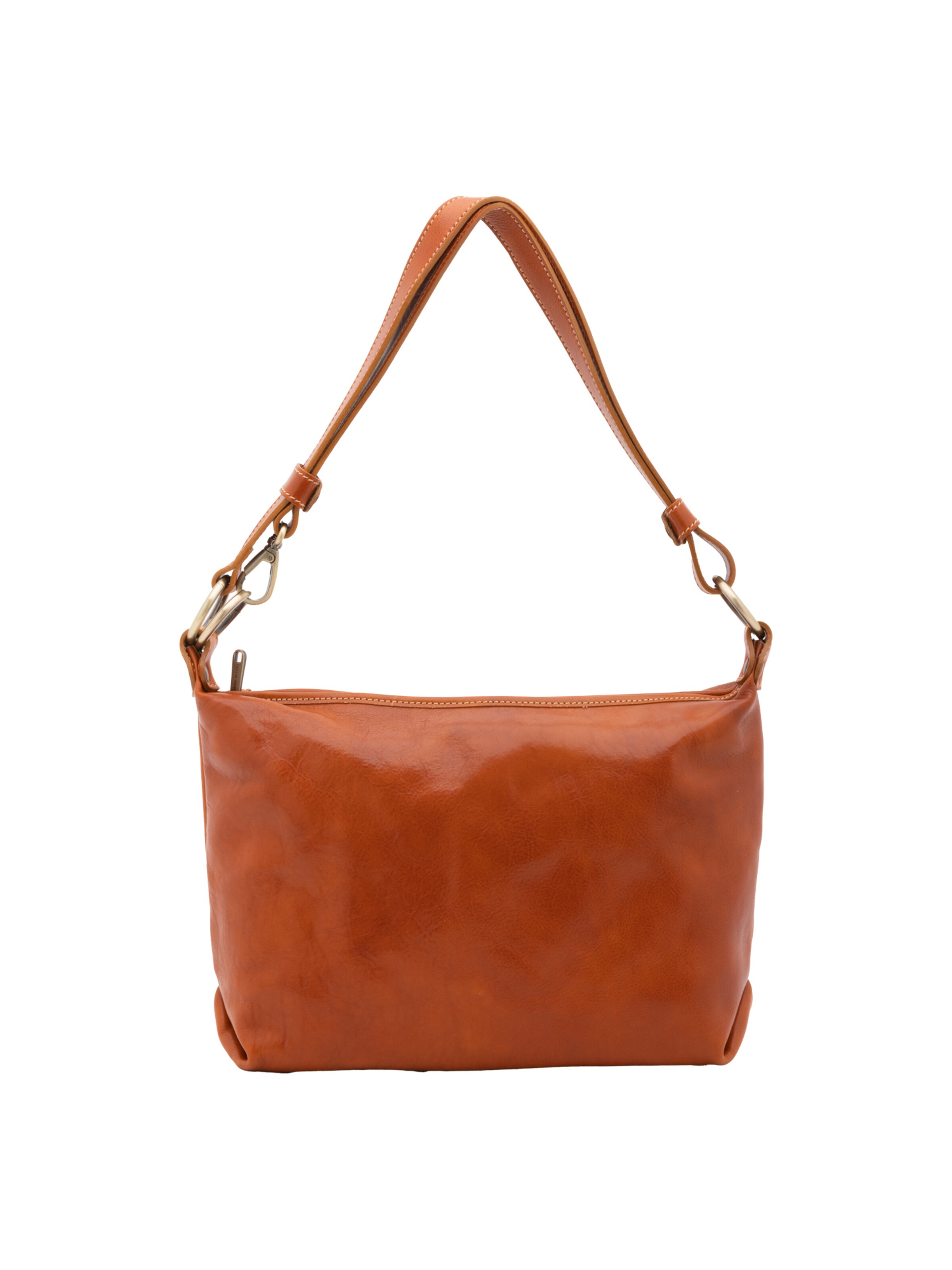 Borsa a spalla 'Borsa a Spalla Pelle Vacchetta I Fratelli - Vera Pelle' di I Fratelli in beige: frontale