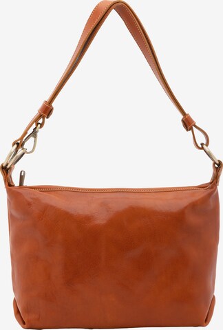 Borsa a spalla 'Borsa a Spalla Pelle Vacchetta I Fratelli - Vera Pelle' di I Fratelli in beige: frontale