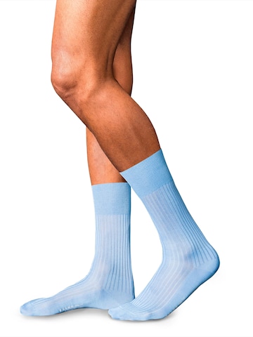 FALKE Socks 'No. 10 Pure Fil d´Écosse' in Blue