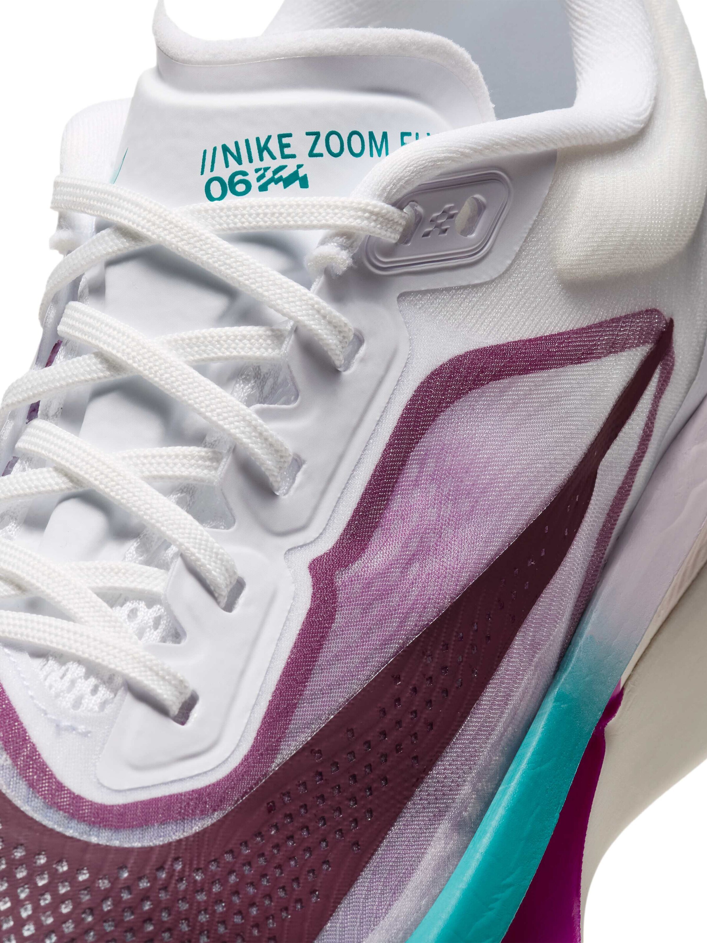 balts NIKE Skriešanas apavi 'Zoom Fly 6'