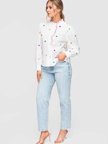 T-shirt Ombre en blanc