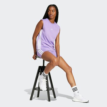 ADIDAS SPORTSWEAR Skinny Sports trousers 'ESSENTIALS' in Purple