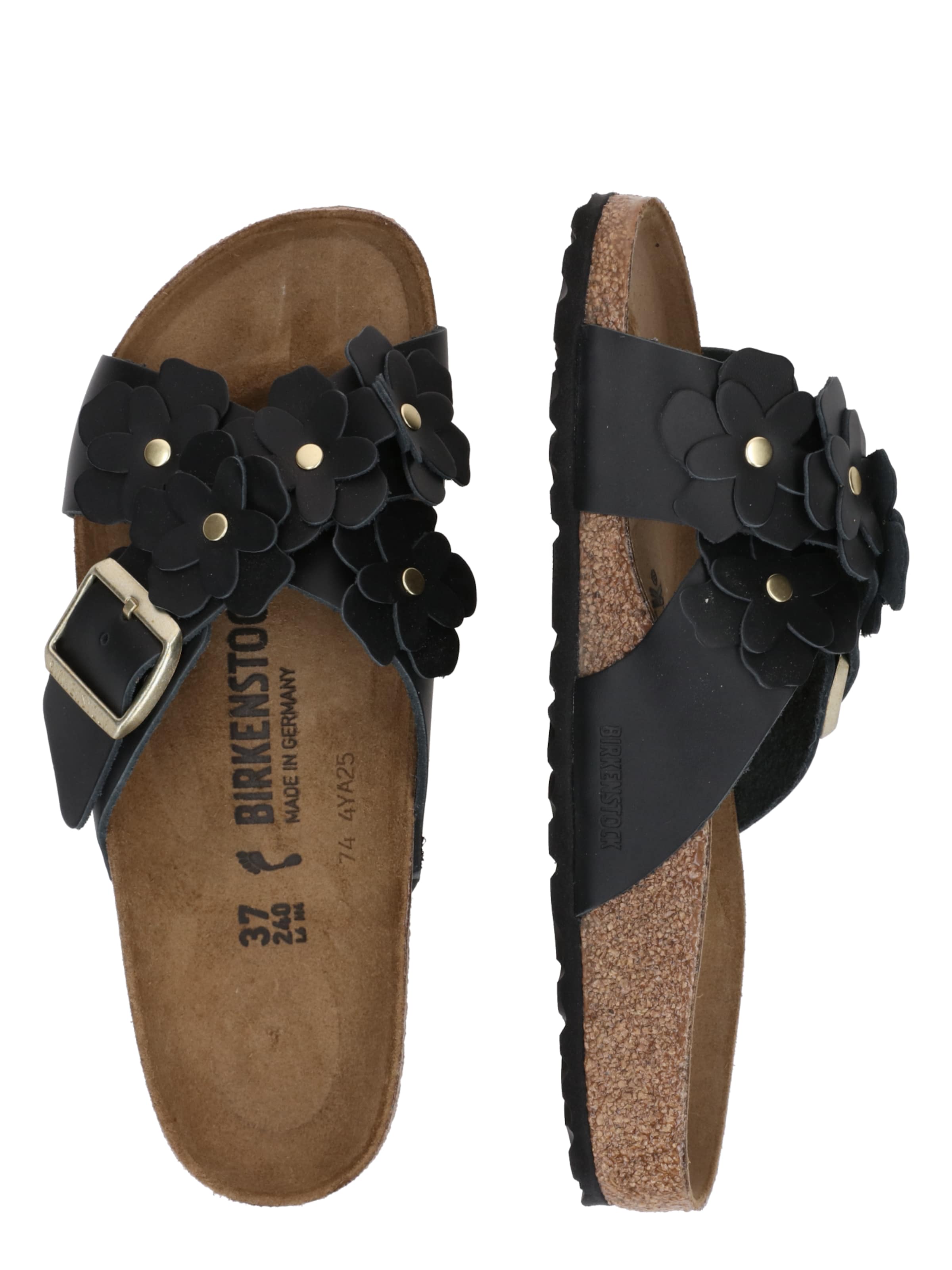 BIRKENSTOCK Pantofle 'Siena II' – černá