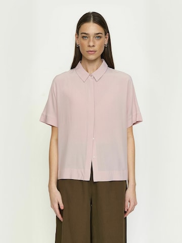 Soft Rebels Shirt ' SRFreedom ' in Lila: voorkant