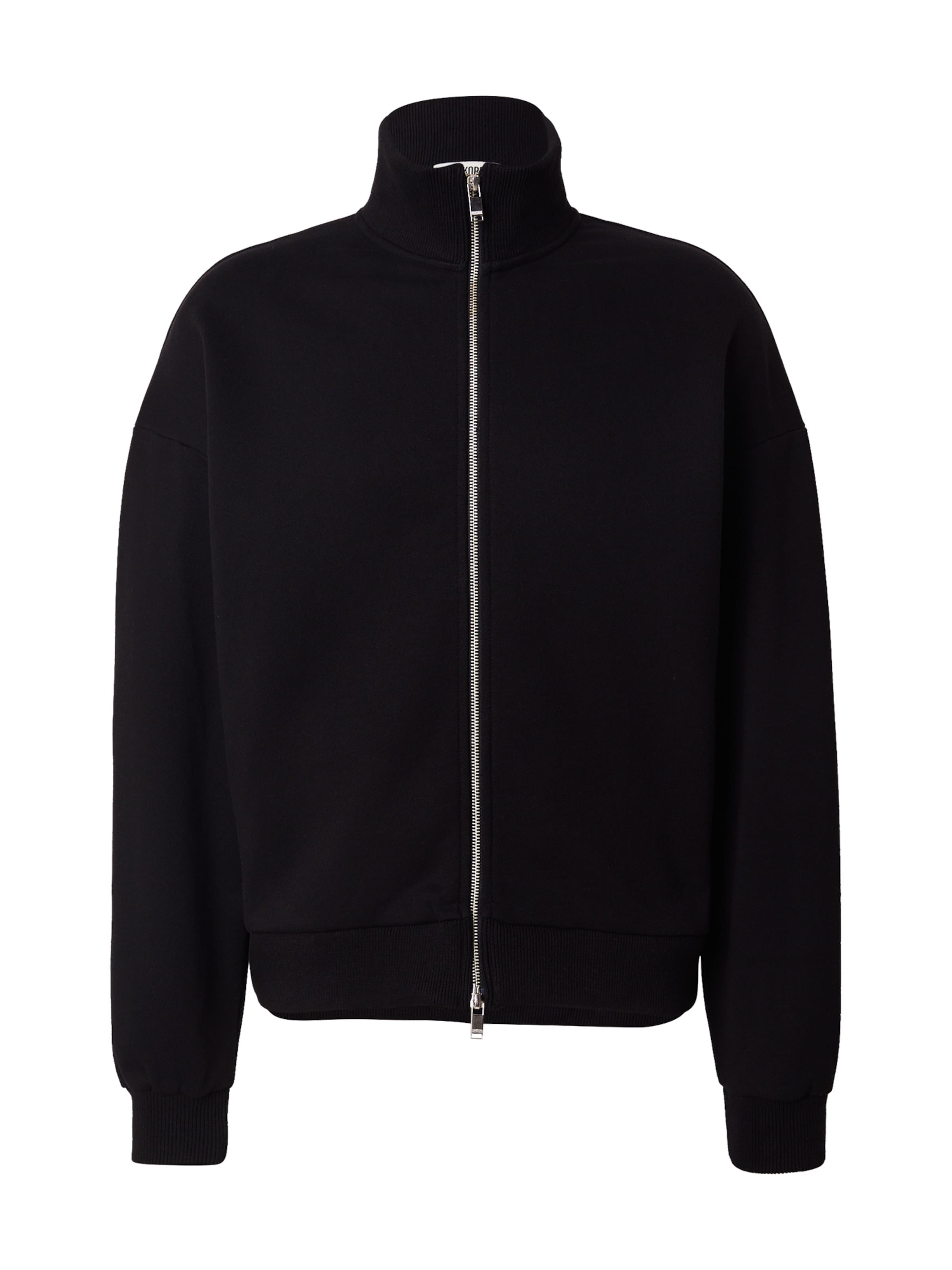 Giacca di felpa 'MAKANO' di DRYKORN in nero: frontale