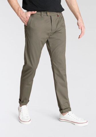 MAC Slimfit Chinohose in Grün