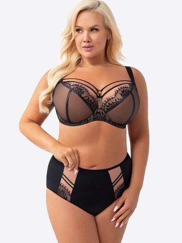 Gorsenia T-Shirt BH 'K496 Paradise' in Schwarz