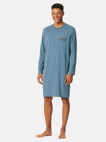 SCHIESSER Pajama short ' Comfort Nightwear ' in Blue: front