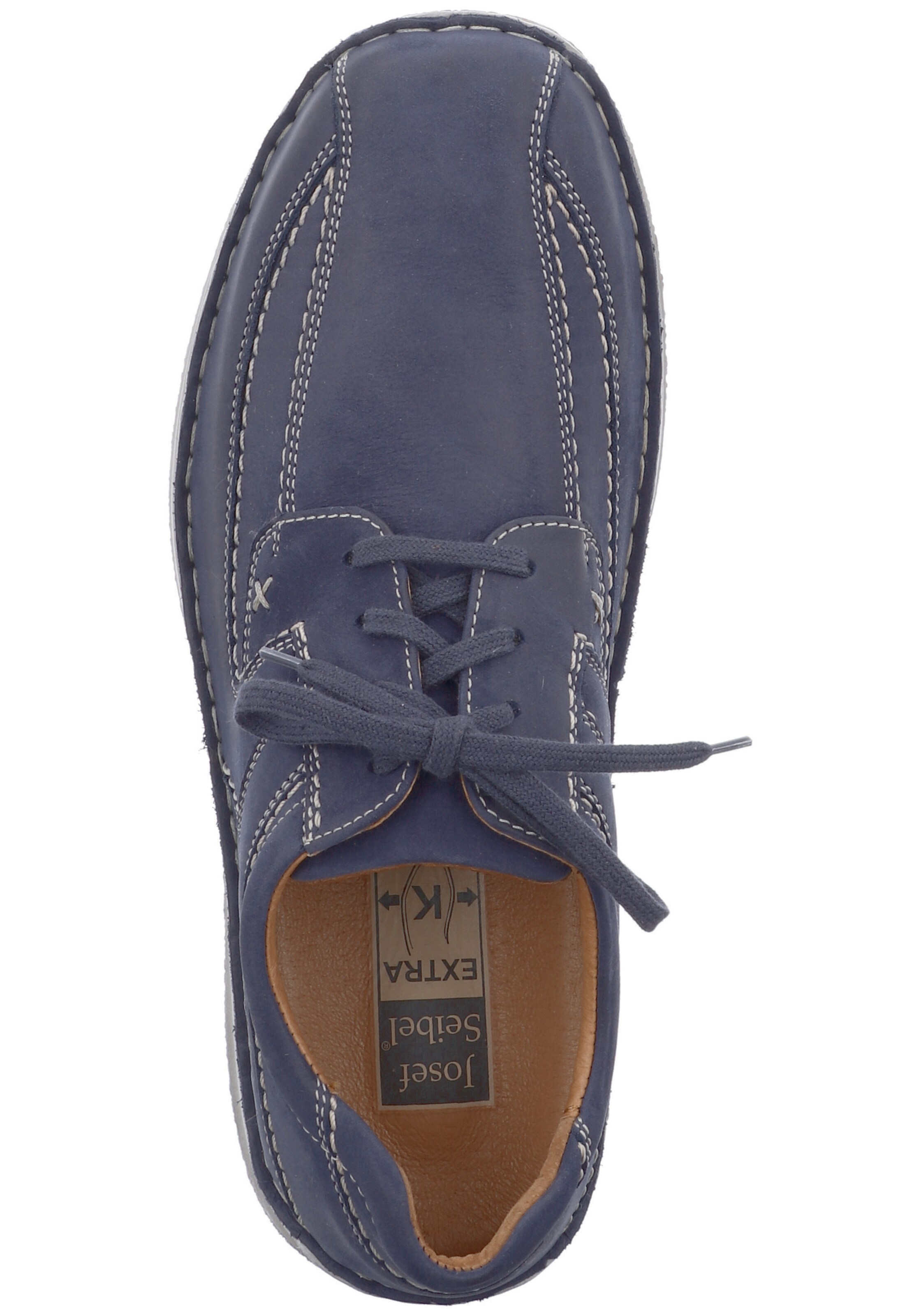 JOSEF SEIBEL Veterschoen 'Anvers' in Blauw