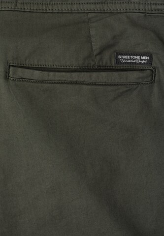 Street One MEN Regular Chino Pants in Green