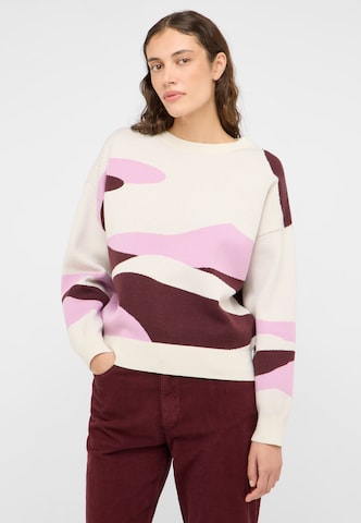 MUSTANG Sweater 'Style Donna' in Beige: front