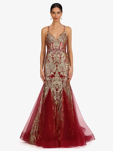 Kraimod Abendkleid in Rot: Vorderseite