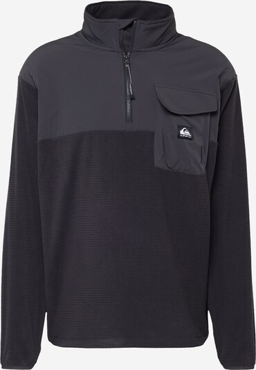 QUIKSILVER Sportsweatshirt 'NIGHT WANDER' i koksgrå / svart / hvit, Produktvisning
