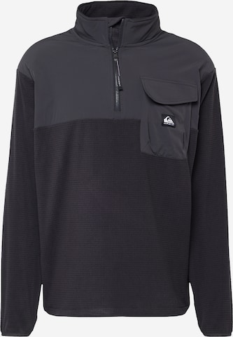 QUIKSILVER Athletic Sweatshirt 'NIGHT WANDER' in Grey: front