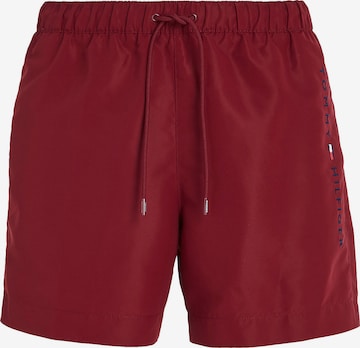 Tommy Hilfiger Underwear Zwemshorts in Rood: voorkant