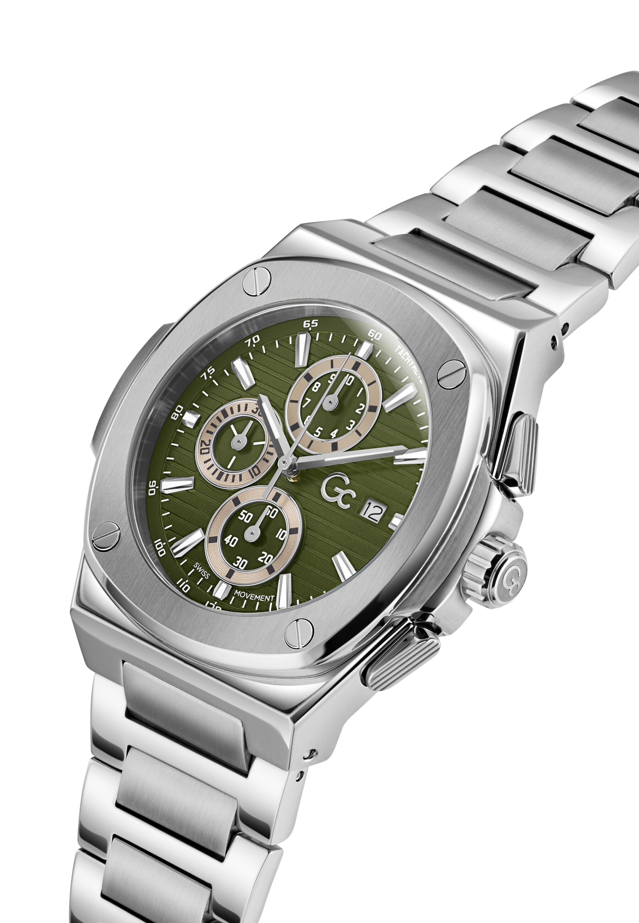 Gc Analog Watch in Silver