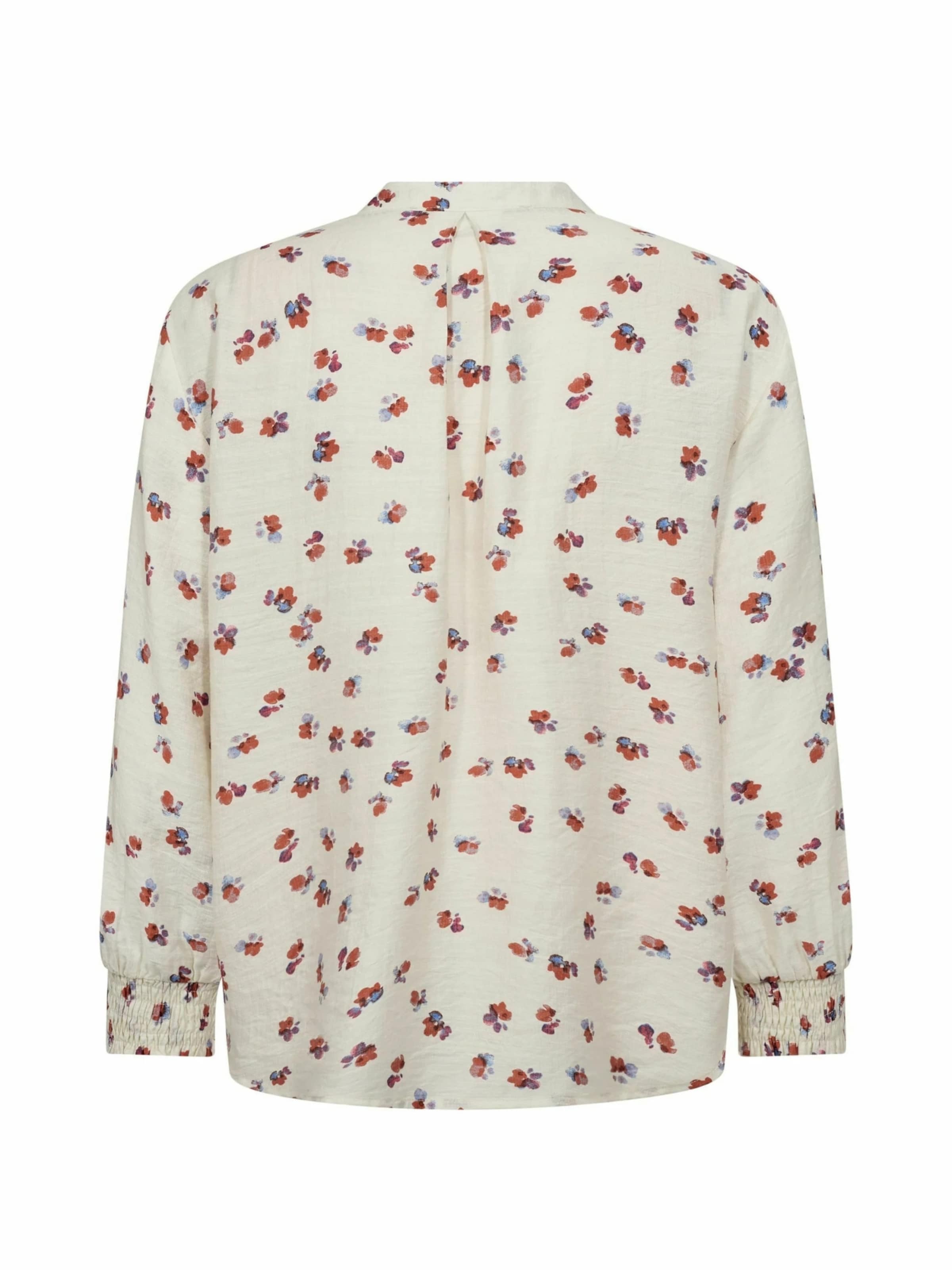 T-shirt ' MarisCC ' co'couture en blanc