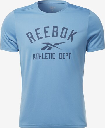 Reebok Sport Funktionsshirt 'Workout Ready' in Blau: predná strana