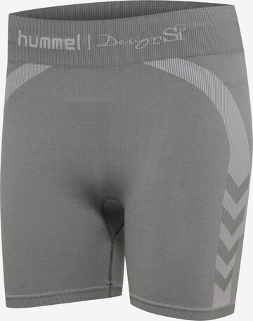 Hummel Skinny Sportbroek in Grijs