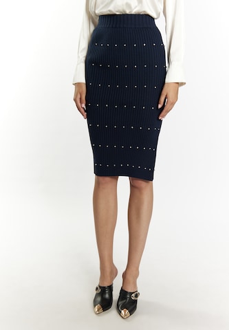 faina Skirt in Blue: front