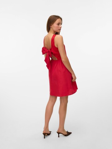 VERO MODA Jurk 'VMVally' in Rood