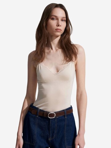 Dilvin Top in Beige