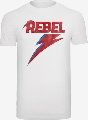F4NT4STIC T-Shirt 'David Bowie' in Weiß: Vorderseite