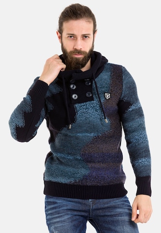 CIPO & BAXX Pullover in Blau