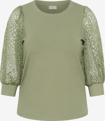 KAFFE CURVE Blouse 'KCbella' in Green: front