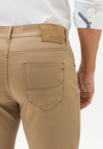 BRAX Regular Pants 'Cadiz' in Brown