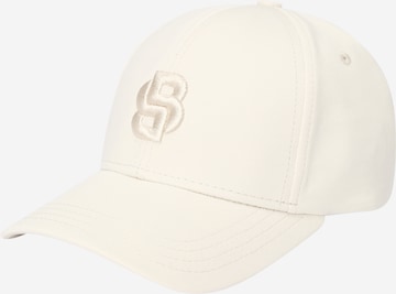 BOSS Black Cap 'Ari-B' in White: front