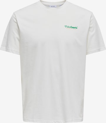 Only & Sons Paita 'ONSTEN' värissä valkoinen: etupuoli