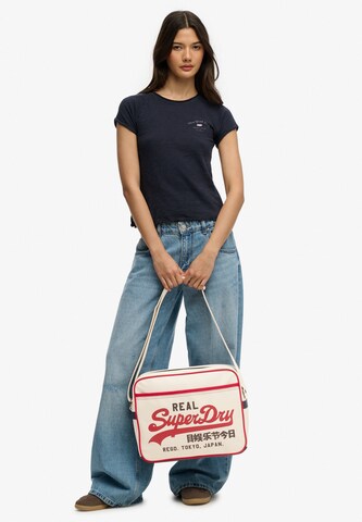 Superdry & Co Schoudertas 'Retro Alumni' in Wit