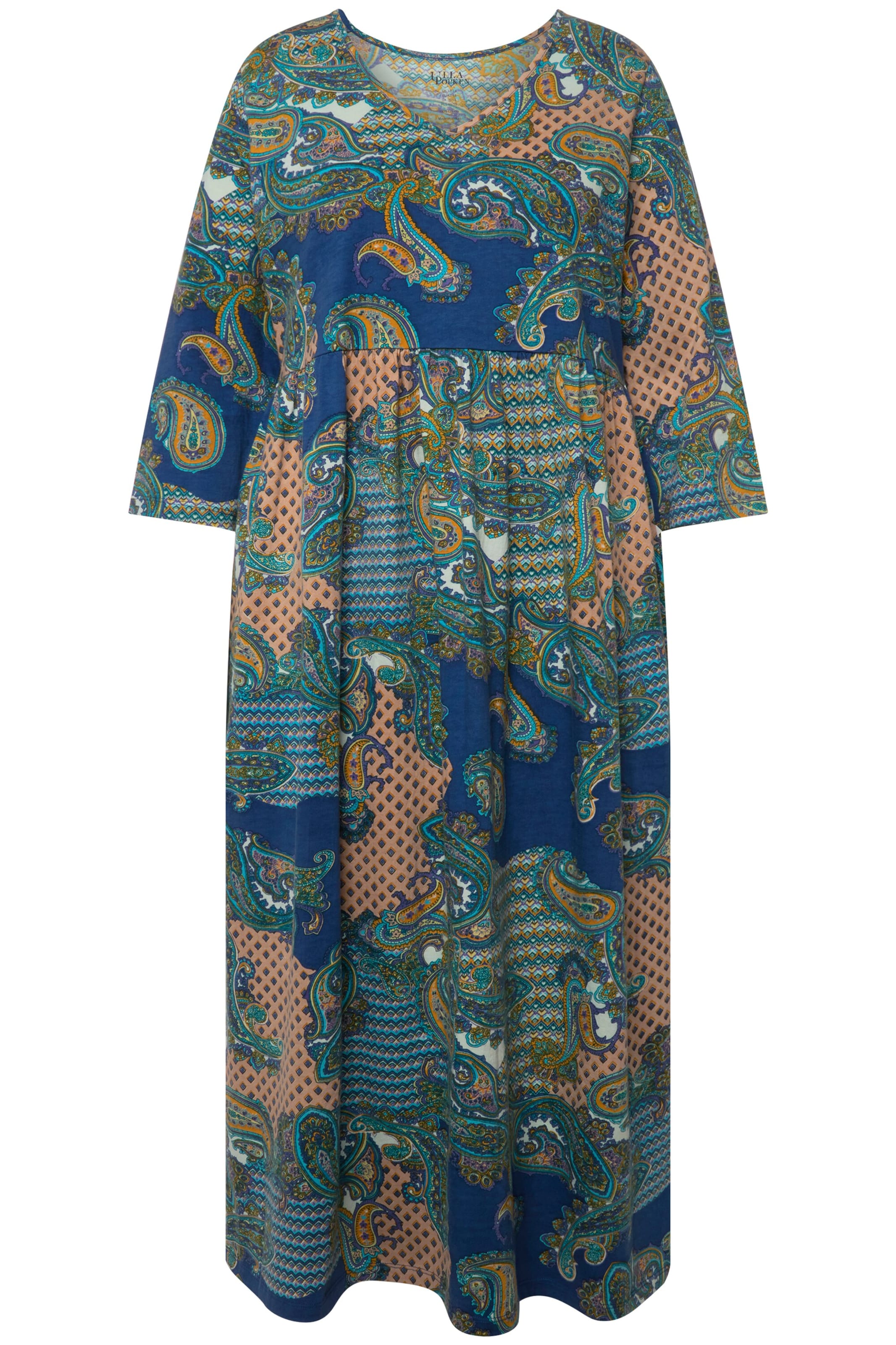 Ulla Popken Jurk in Gemengde kleuren: voorkant