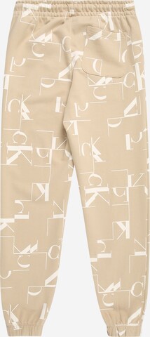Calvin Klein Jeans Tapered Hose 'CITY' in Beige