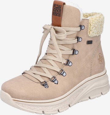 Rieker Snowboots in Beige: voorkant