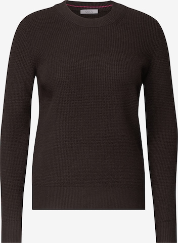 CECIL Sweater in Brown: front