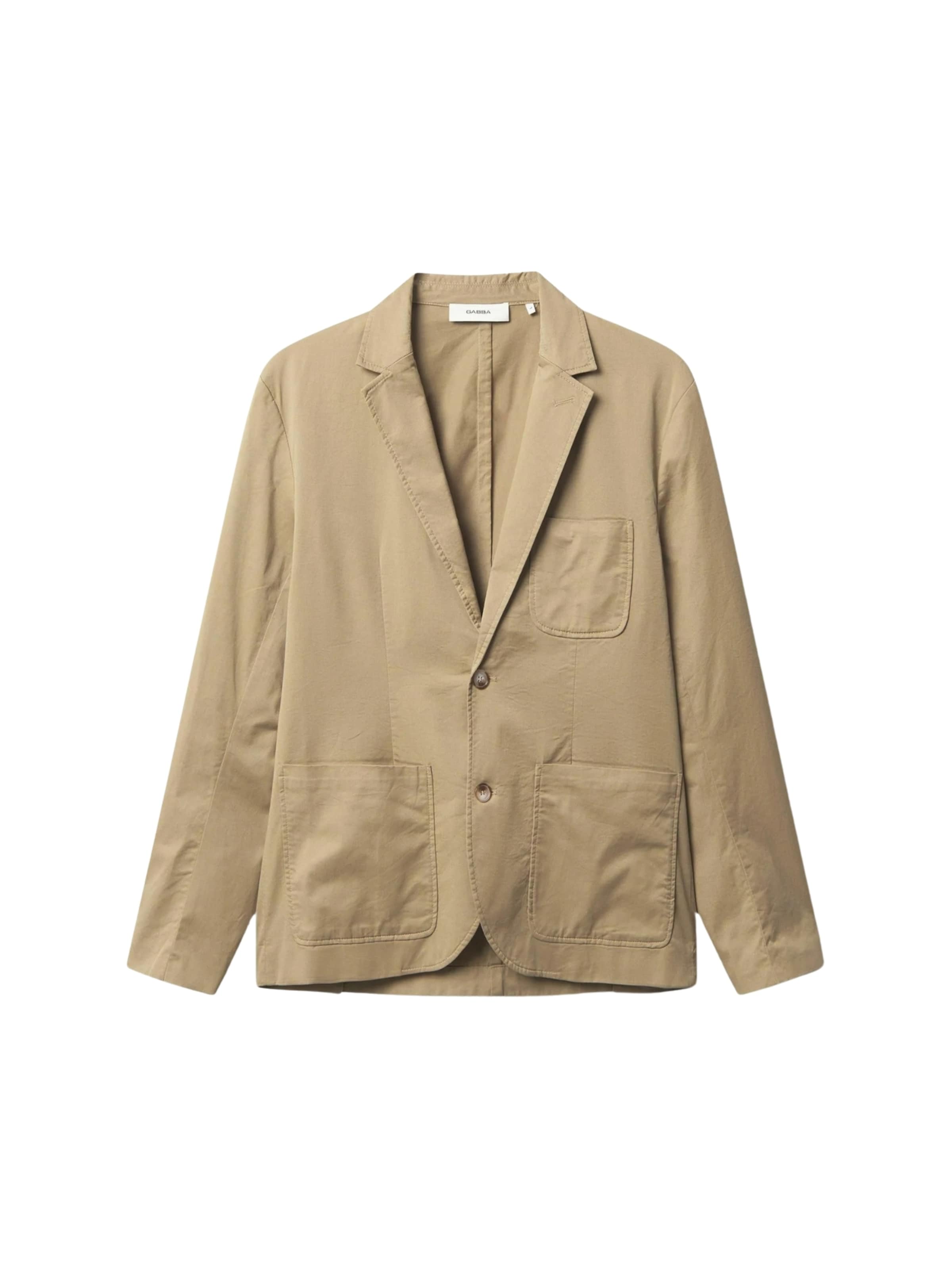GABBA Regular Fit Pikkutakki 'Josh' värissä beige: etupuoli