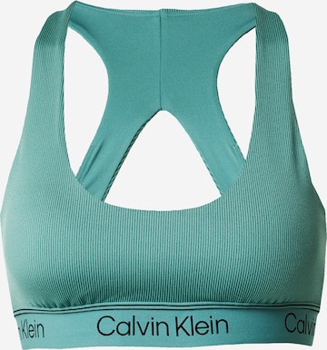 Calvin Klein Sport Bralette Sports Bra in Blue: front