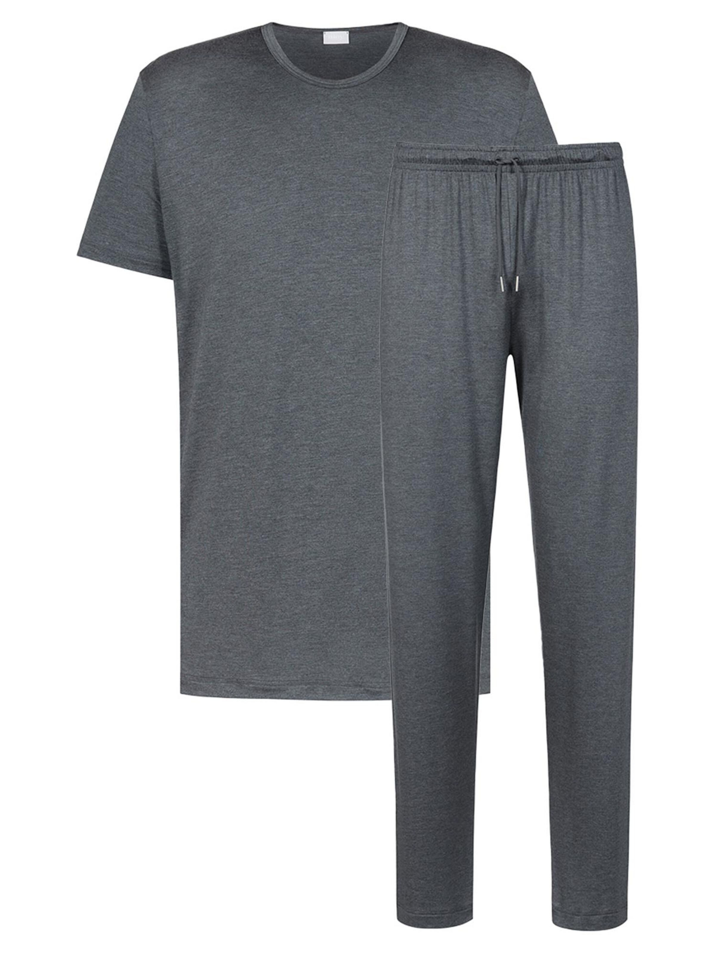 Mey Pyjama kurz 'Jefferson'‌‌‌‌‌‌‌‌ in Grau: Vorderseite