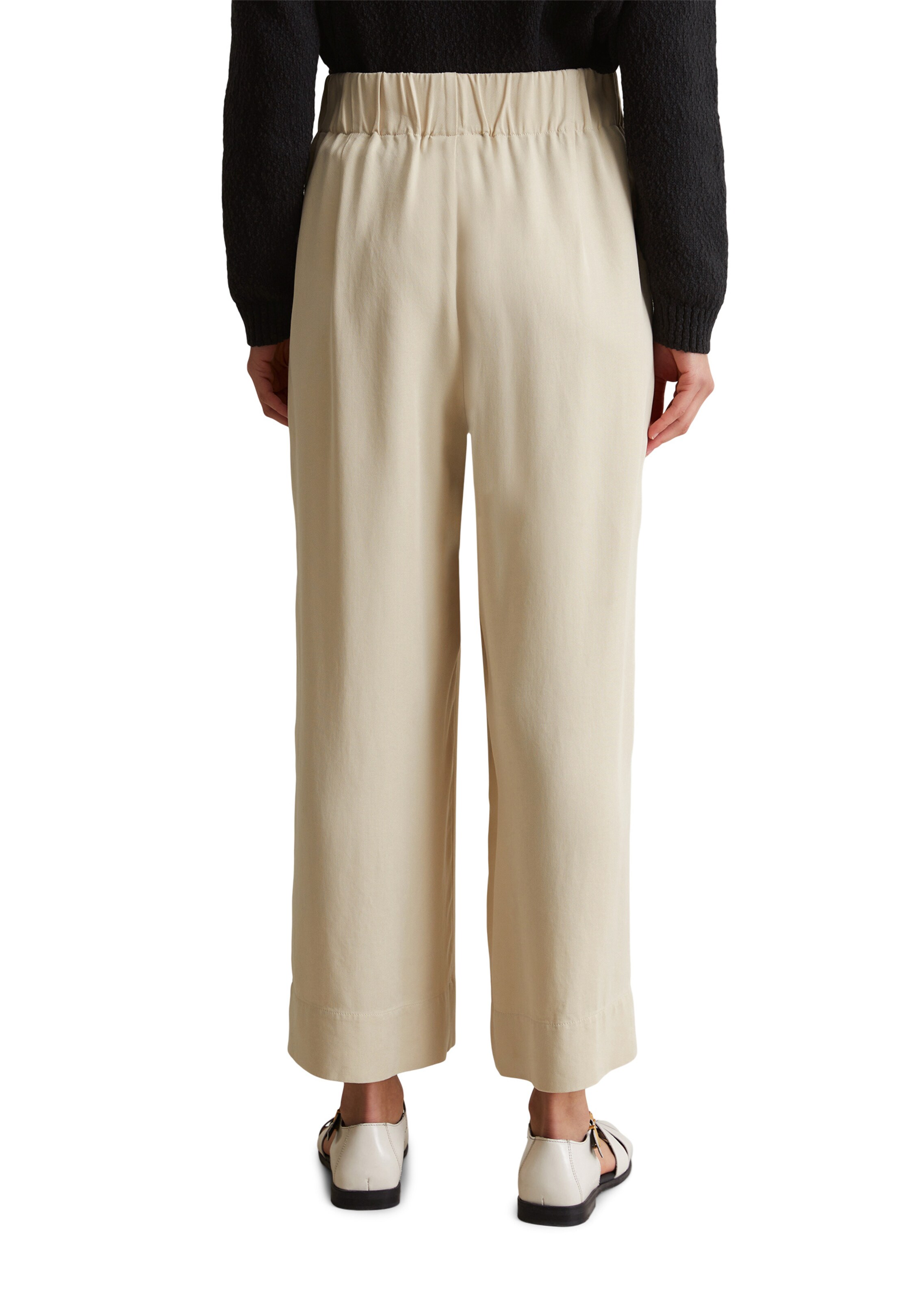 Marc O'Polo DENIM Wide leg Trousers in Beige